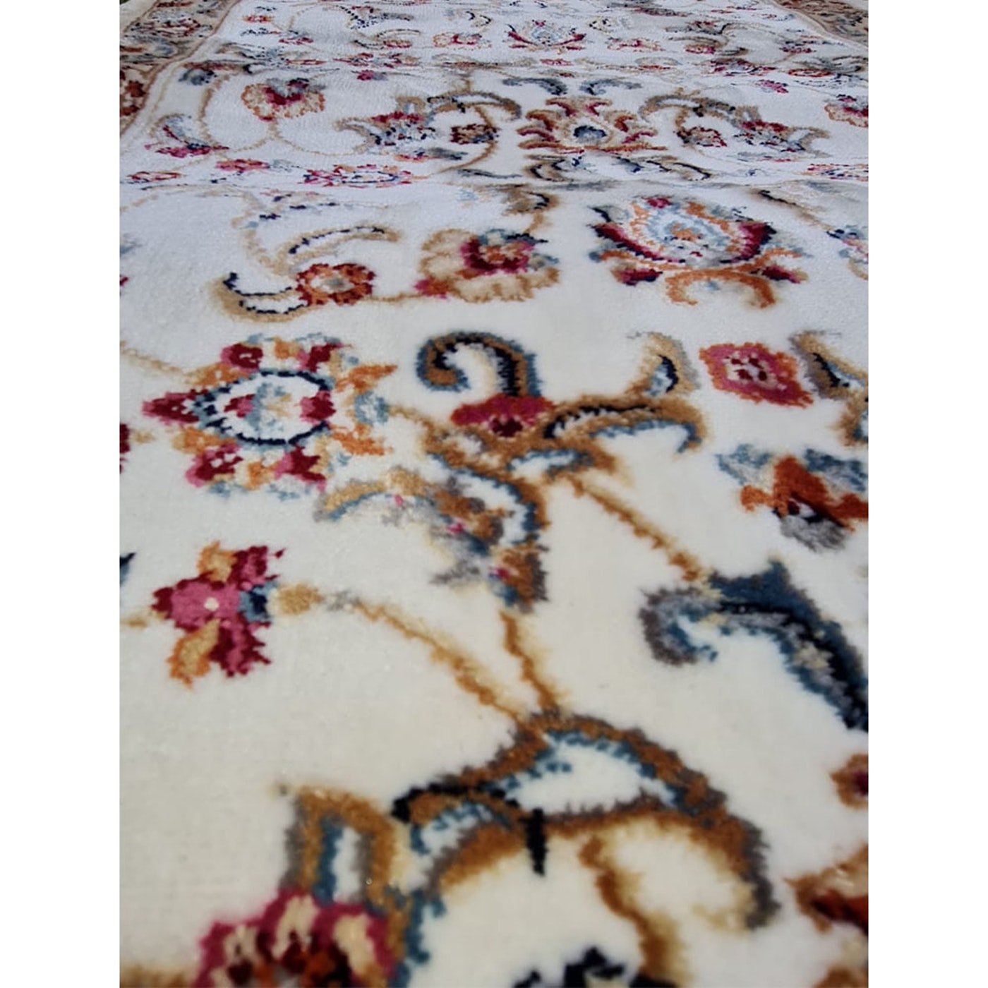 Alfombra Turca Ambassador White / 230x66