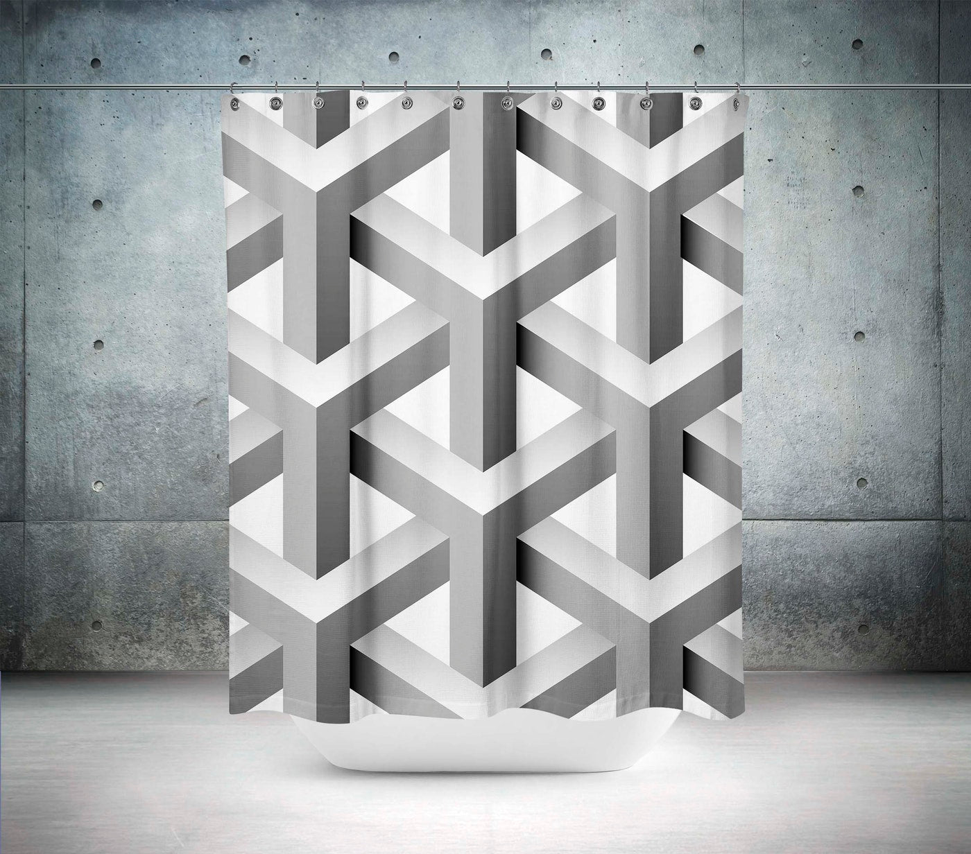 Cortina de Baño 017 Stone Wall