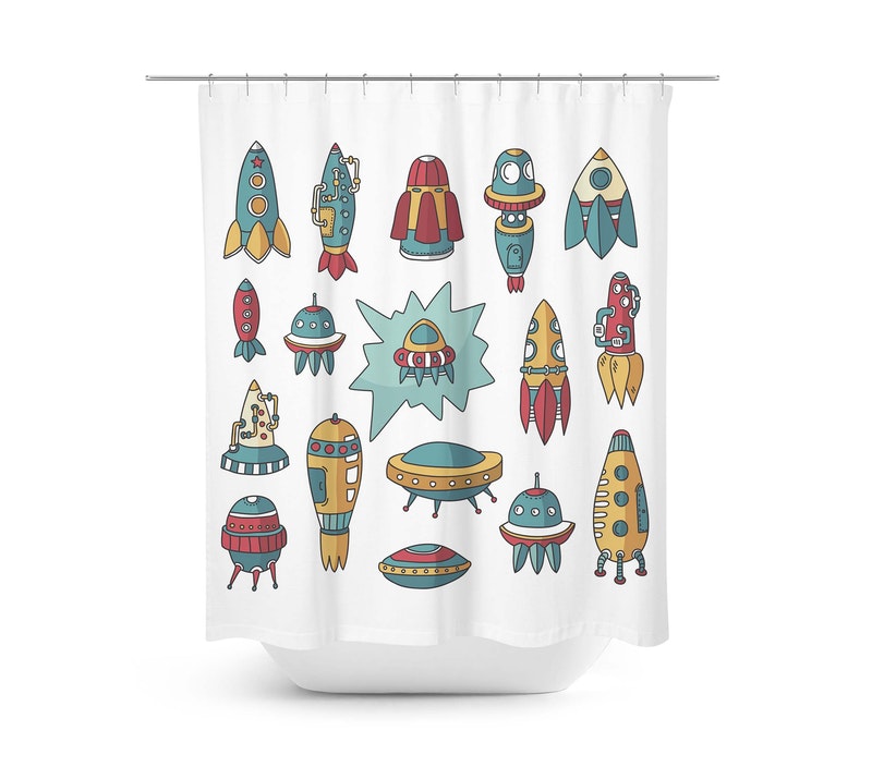 Cortina de Baño 050 Rockets