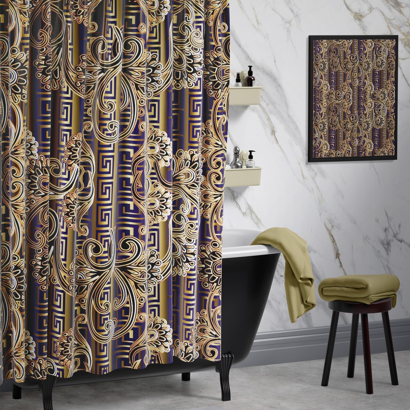 Cortina de Baño Versace 2