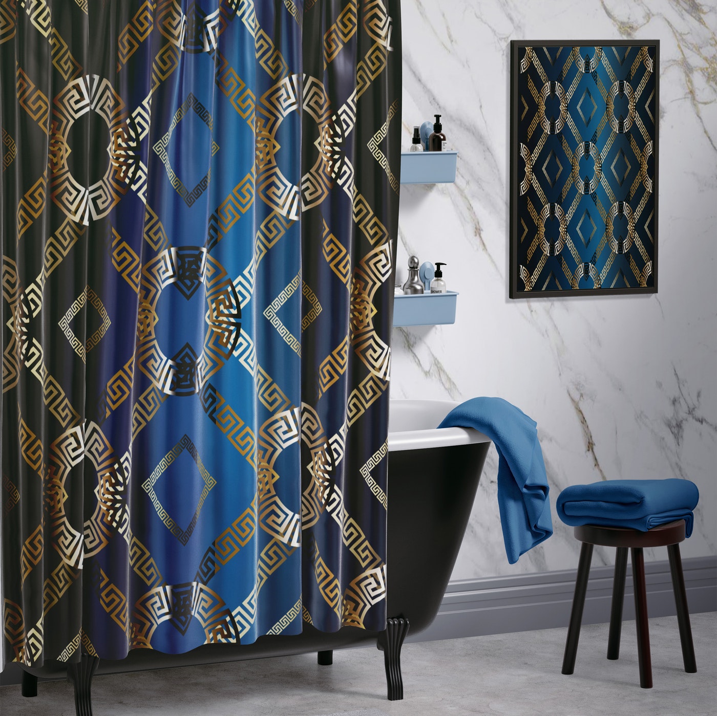 Cortina de Baño Versace 4