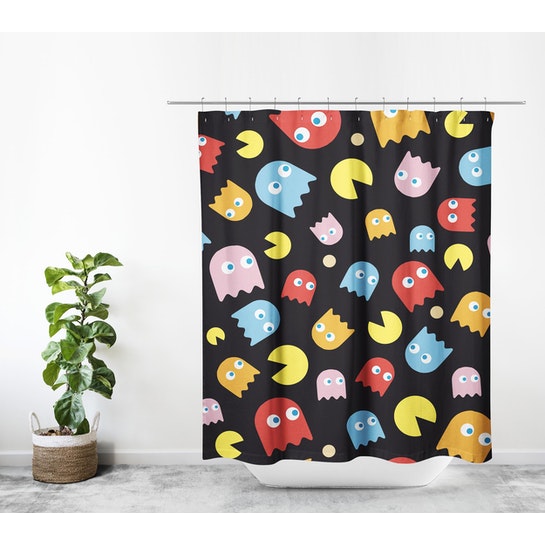 Cortina Baño Crazy Pacman