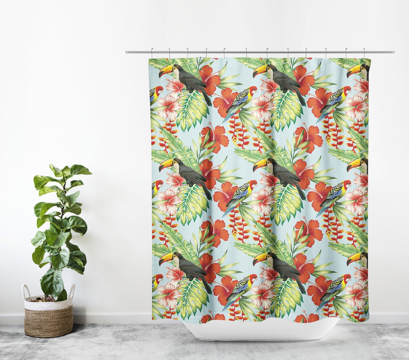 Cortina de Baño Tucanes 099