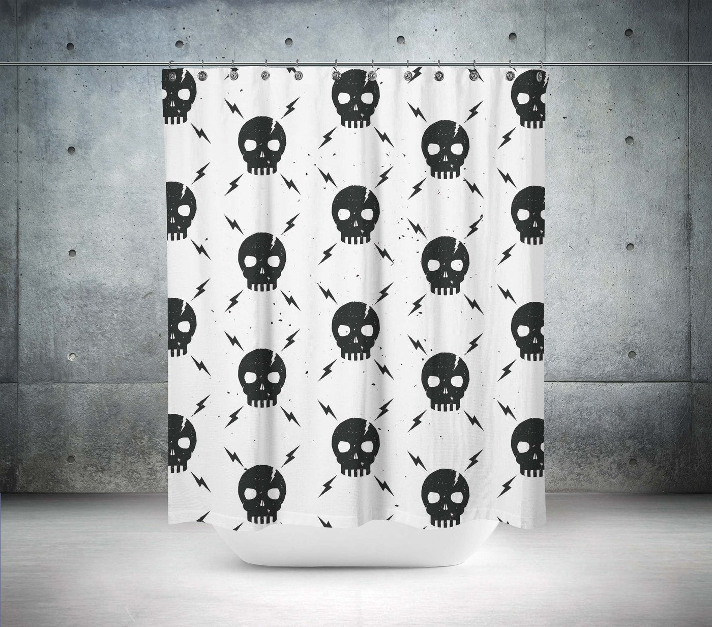 Cortina de Baño SkullPattern