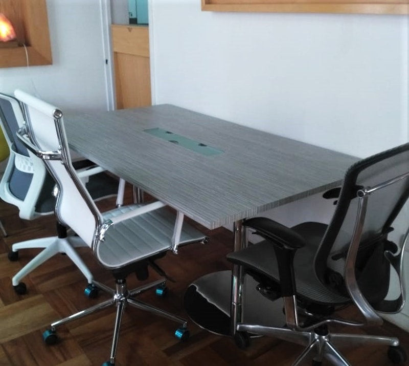 Mesa de reunión Rectangular 180 x 100 x 24mm