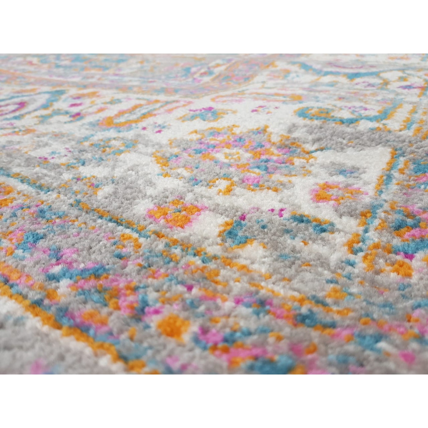 Alfombra Turca Sorento Grey Pink / 290x200