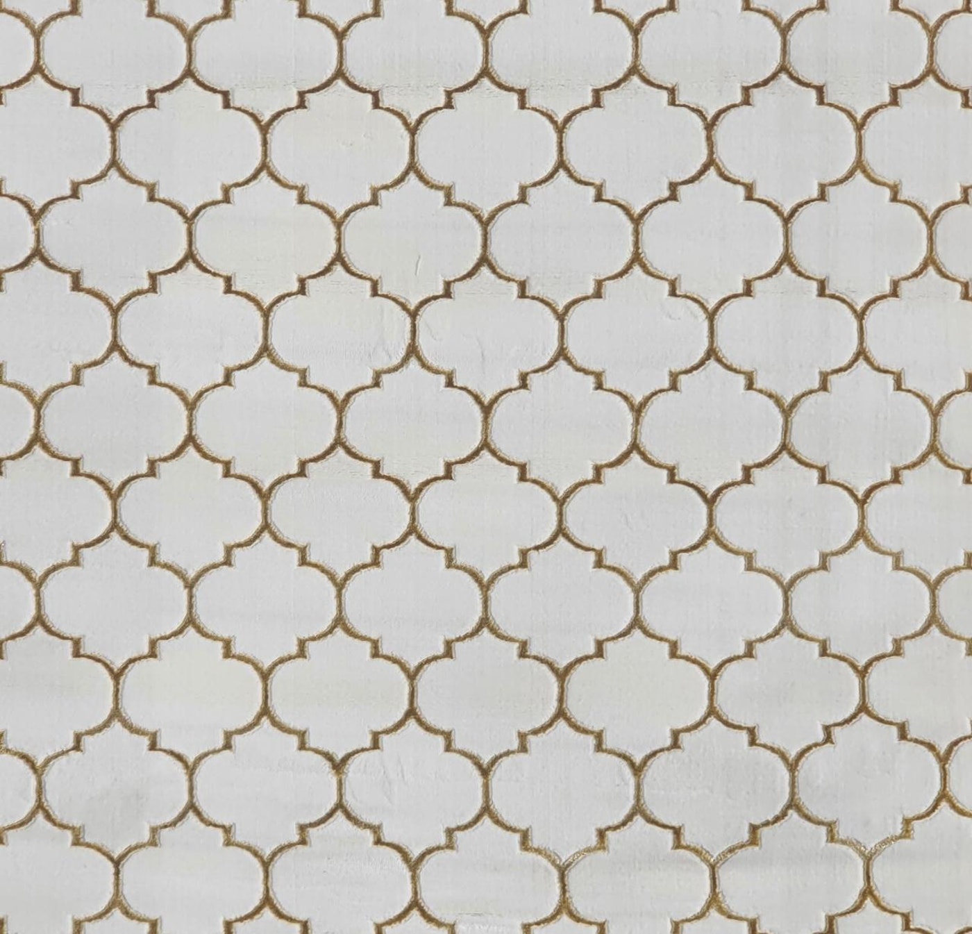 N°33 Alfombra White and Gold / 224x160