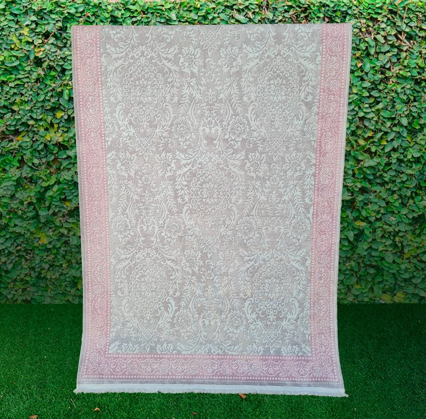 Alfombra Turca Terciopelo / Reina Ana Lila Grey 180x118
