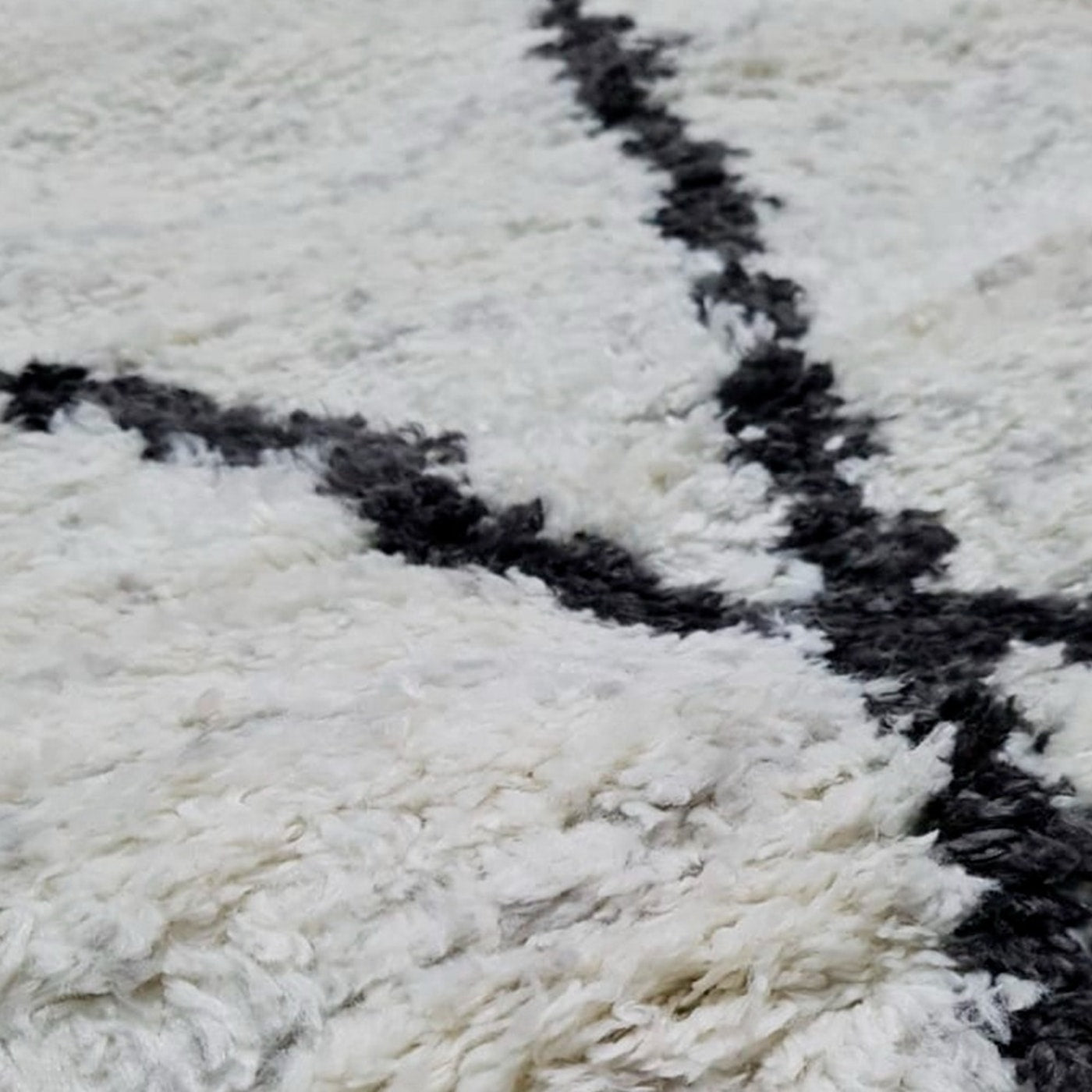 Alfombra Shaggy Nordic Snow / 365x260