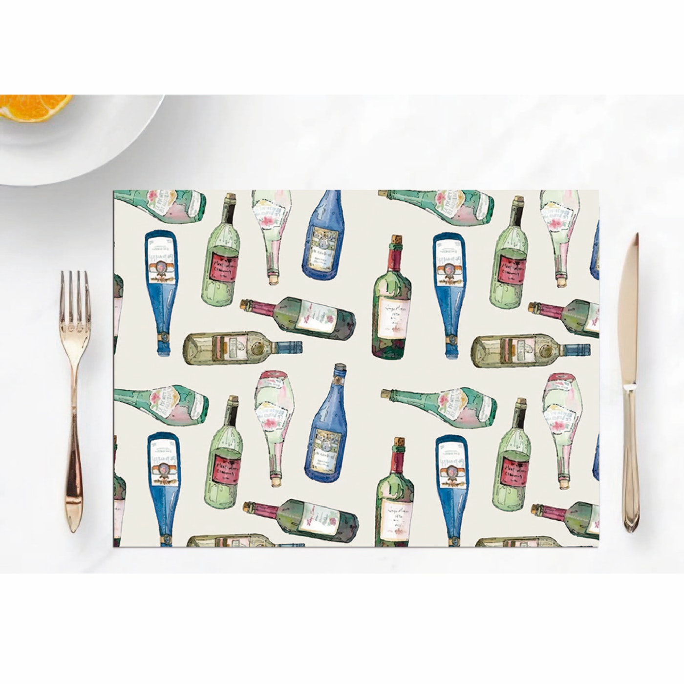 Set de 4 Individuales / Bottles
