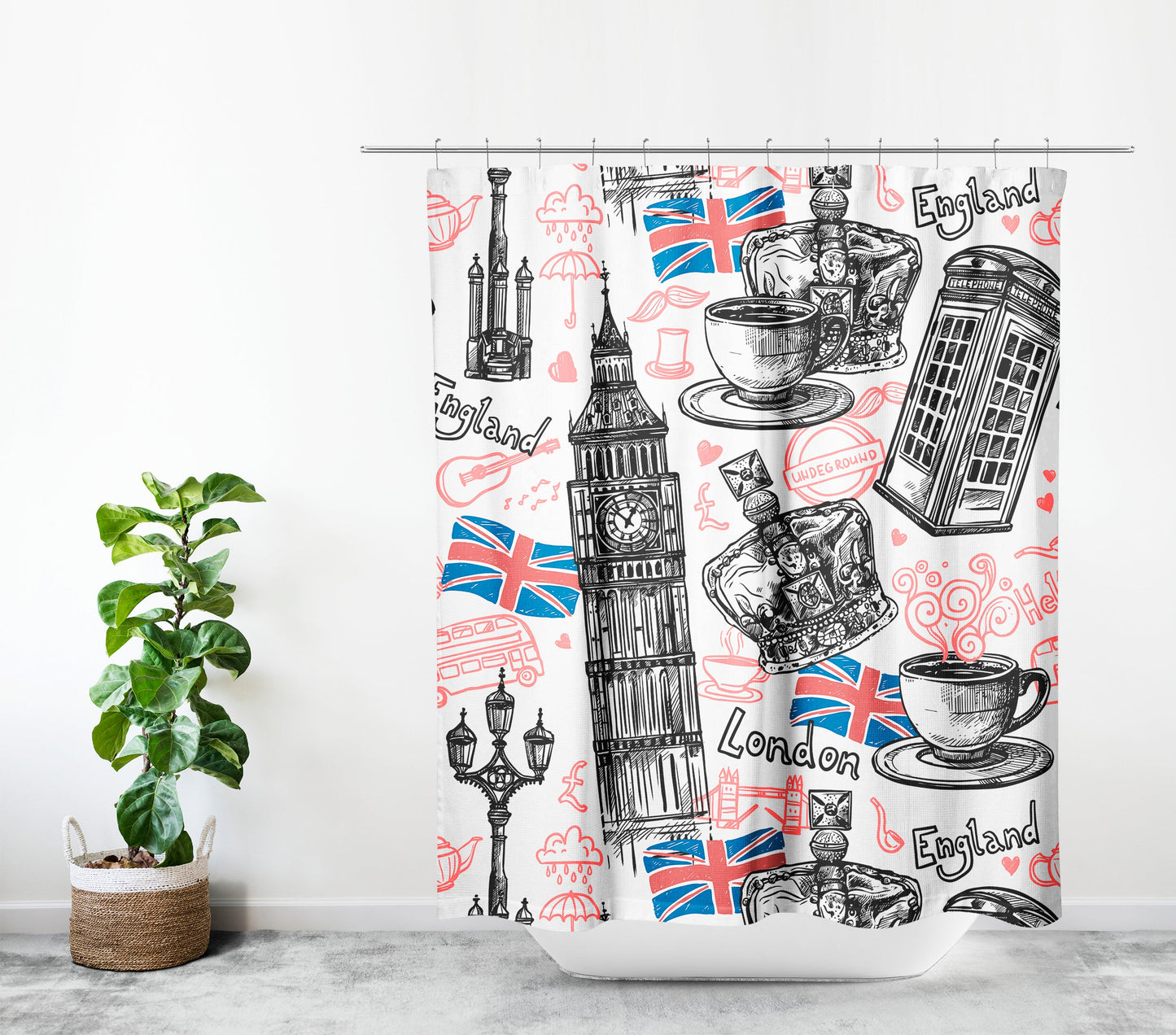 Cortina Baño England