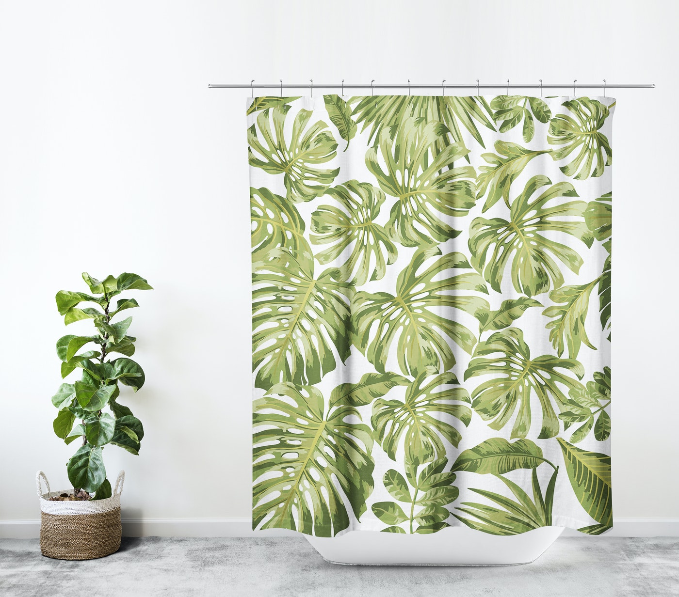 Cortina de Baño Tropik Garden