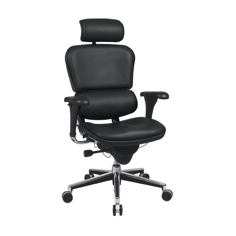 Silla de Oficina - Ergohuman Cuero - Brazos - Con Cabecero