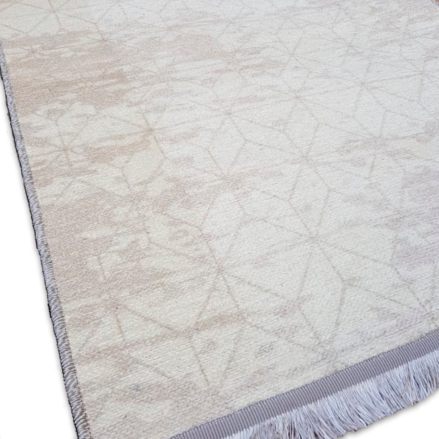Alfombra Chenille / Geo Vanilla
