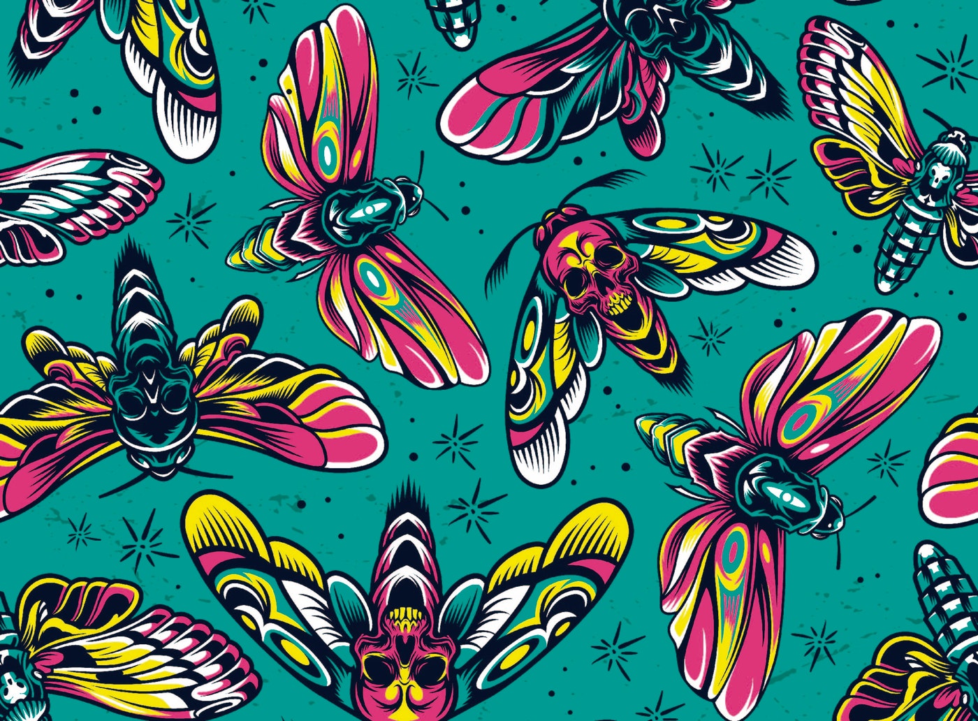 Set de 4 Individuales / Insectos