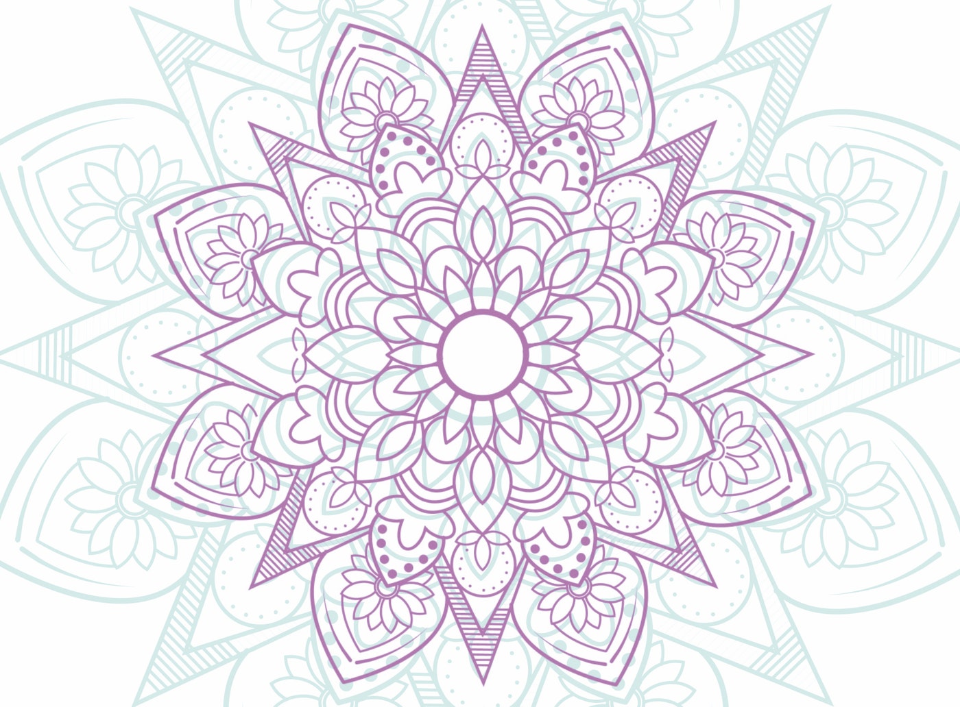 Set de 4 Individuales / Mandala