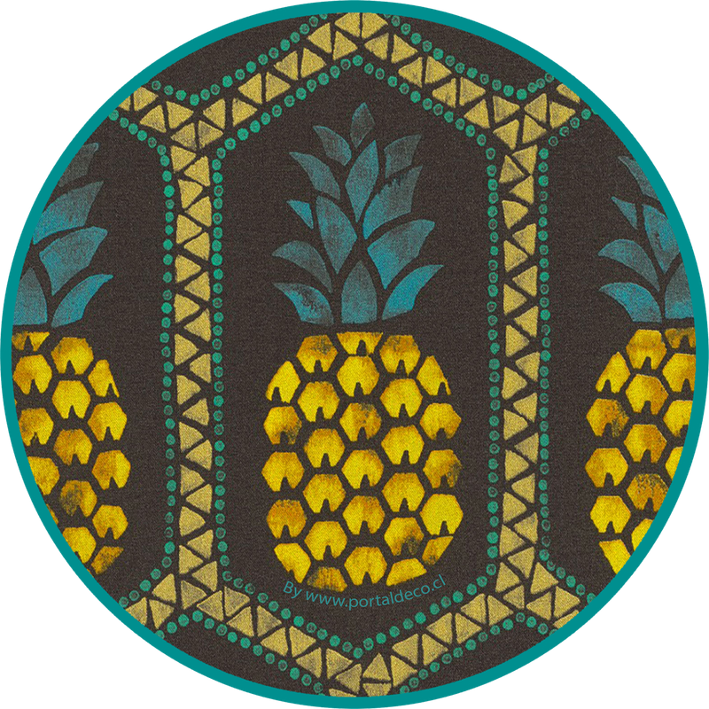 Set de 4 Individuales Vinilicos / Pineapple
