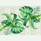 Set de 4 Individuales Vinilicos / Tropical Mosaic