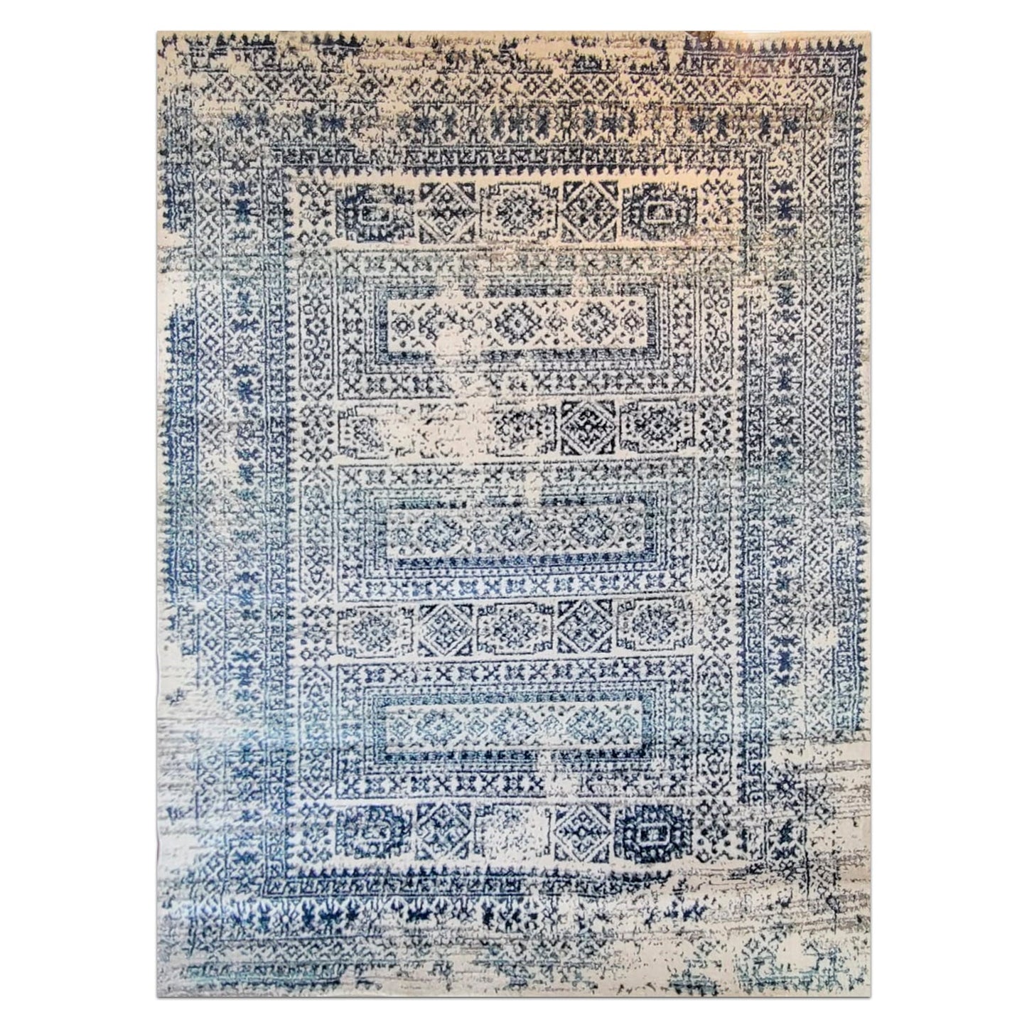 Alfombra Istambul Ethnic Blue 222x160