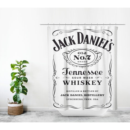 Cortina de Baño Jack Daniel's White