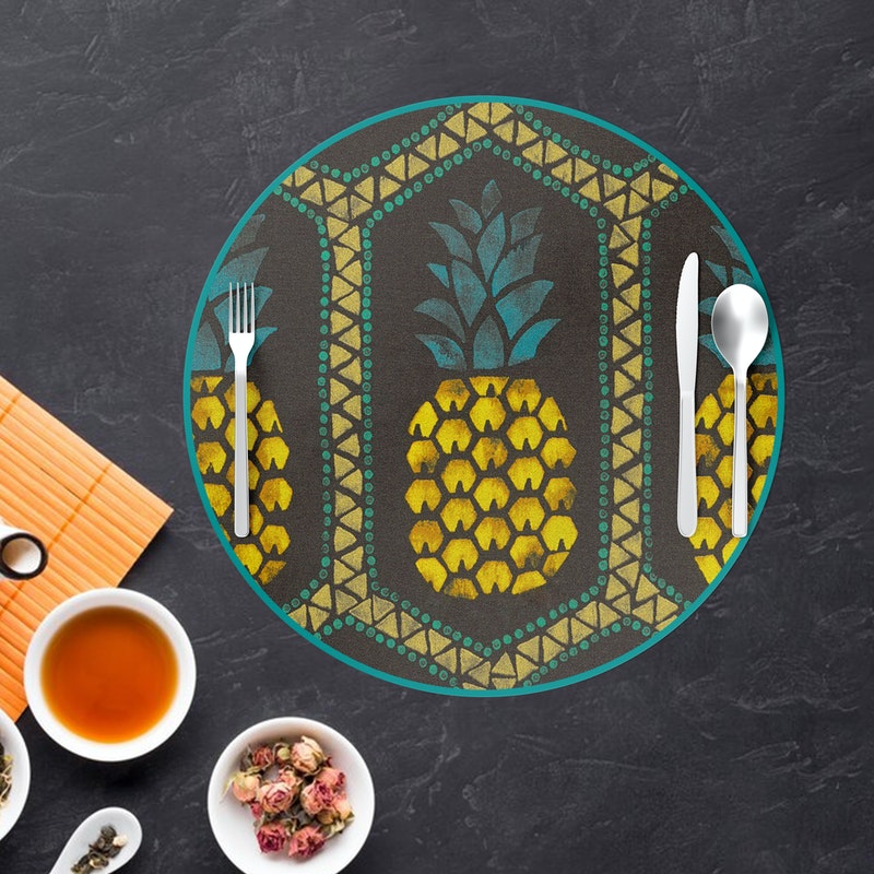Set de 4 Individuales Vinilicos / Pineapple