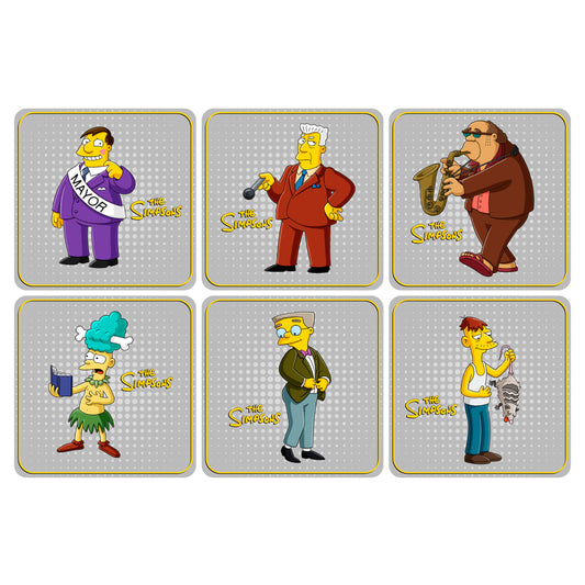Set 6 Posavasos / Los Simpsons Coleccion n°8