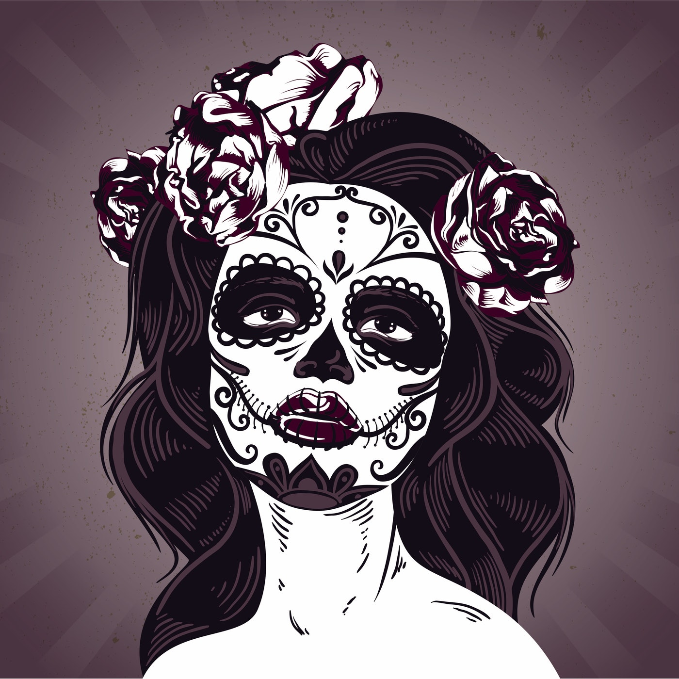 Cortina de Baño Tattoo girl