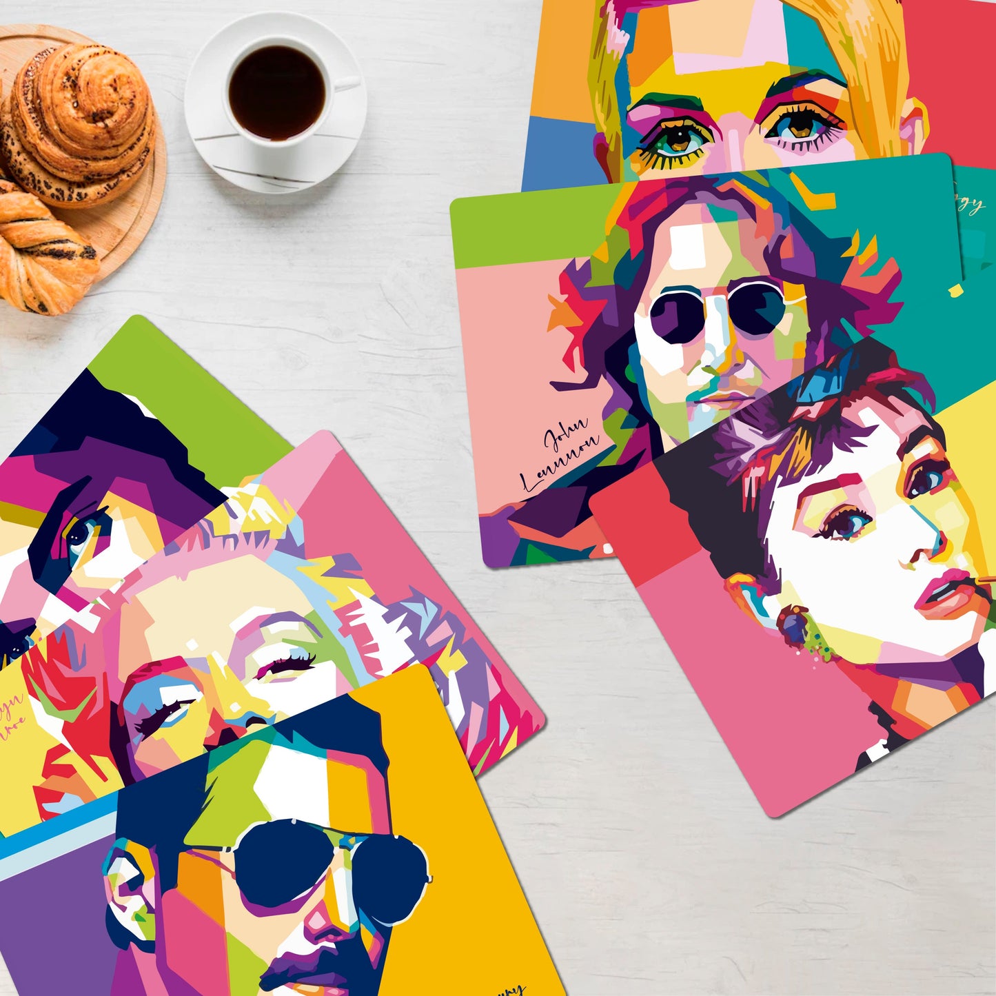 Set de 6 Individuales / Pop Art