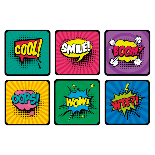 SET 6 POSAVASOS / Comic