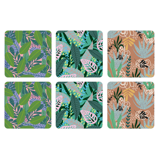 SET 6 POSAVASOS / Nature