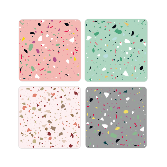 SET 8 POSAVASOS / Terrazo