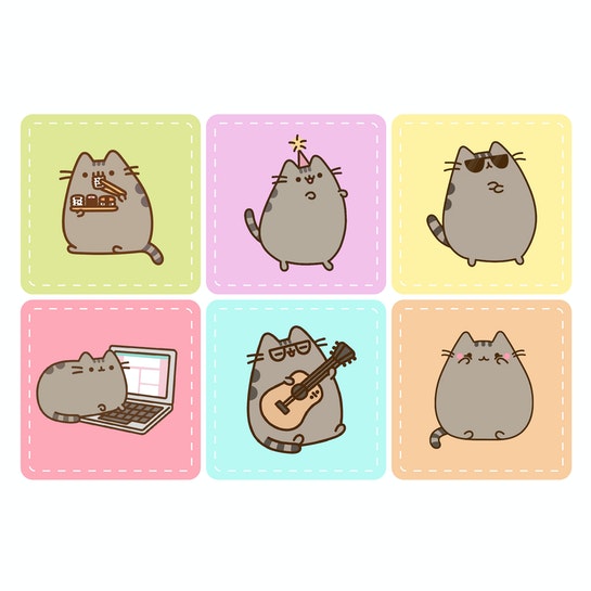 Set 6 Posavasos / Pusheen