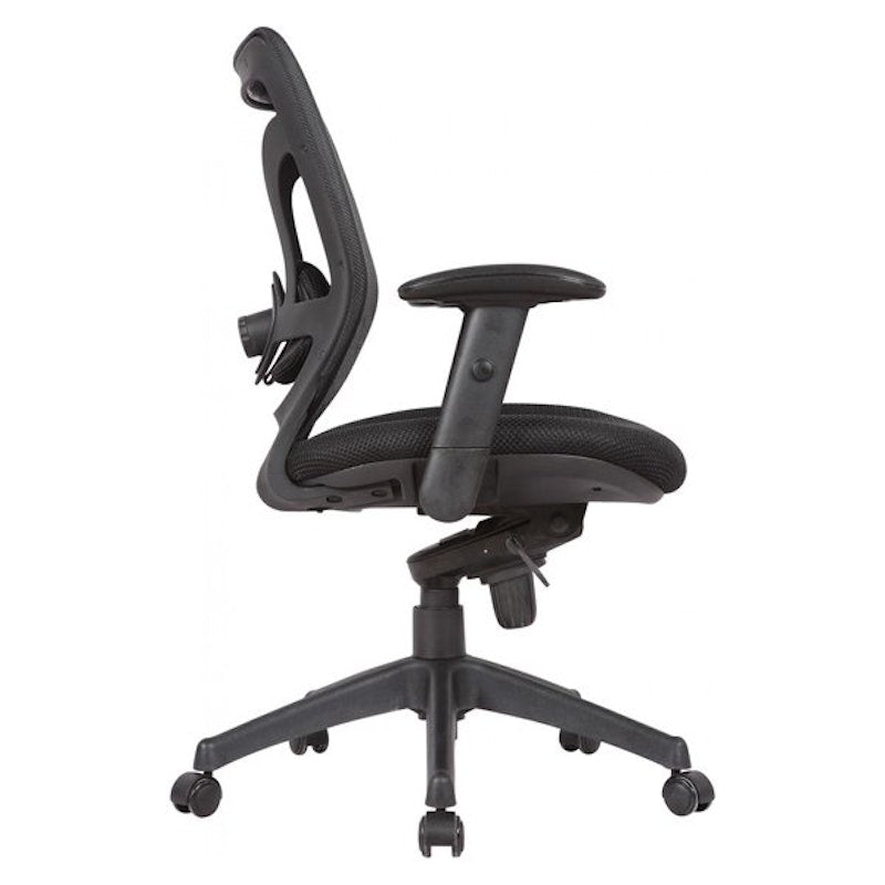 Silla de Oficina - Black - Brazos - Alta