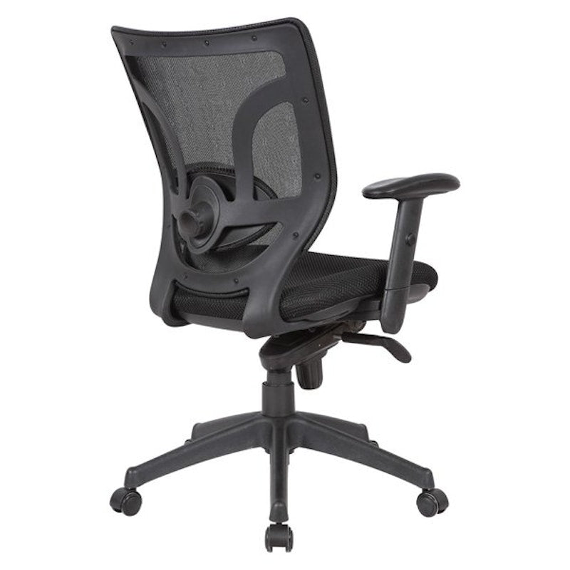 Silla de Oficina - Black - Brazos - Alta