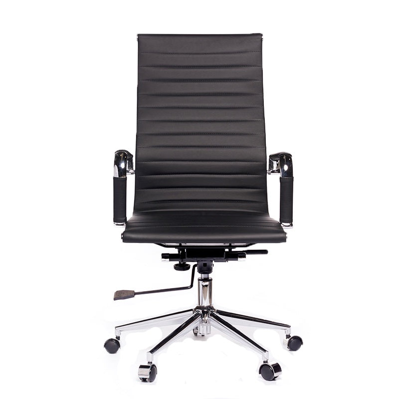 Silla de Oficina - Eames Negra - Brazos - Alta