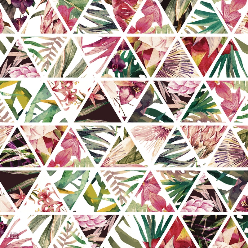 Cortina de Baño Tropik Pattern