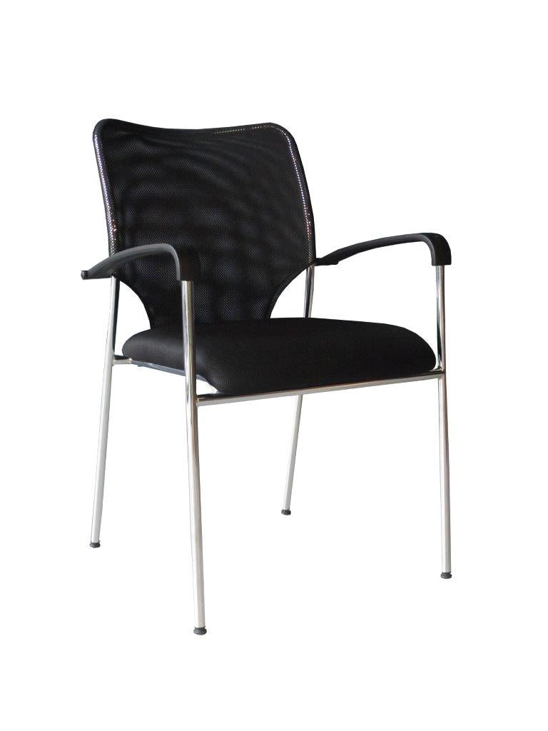 ¡REMATE! Mesa de Reuniones + 4 Sillas Fijas Strong