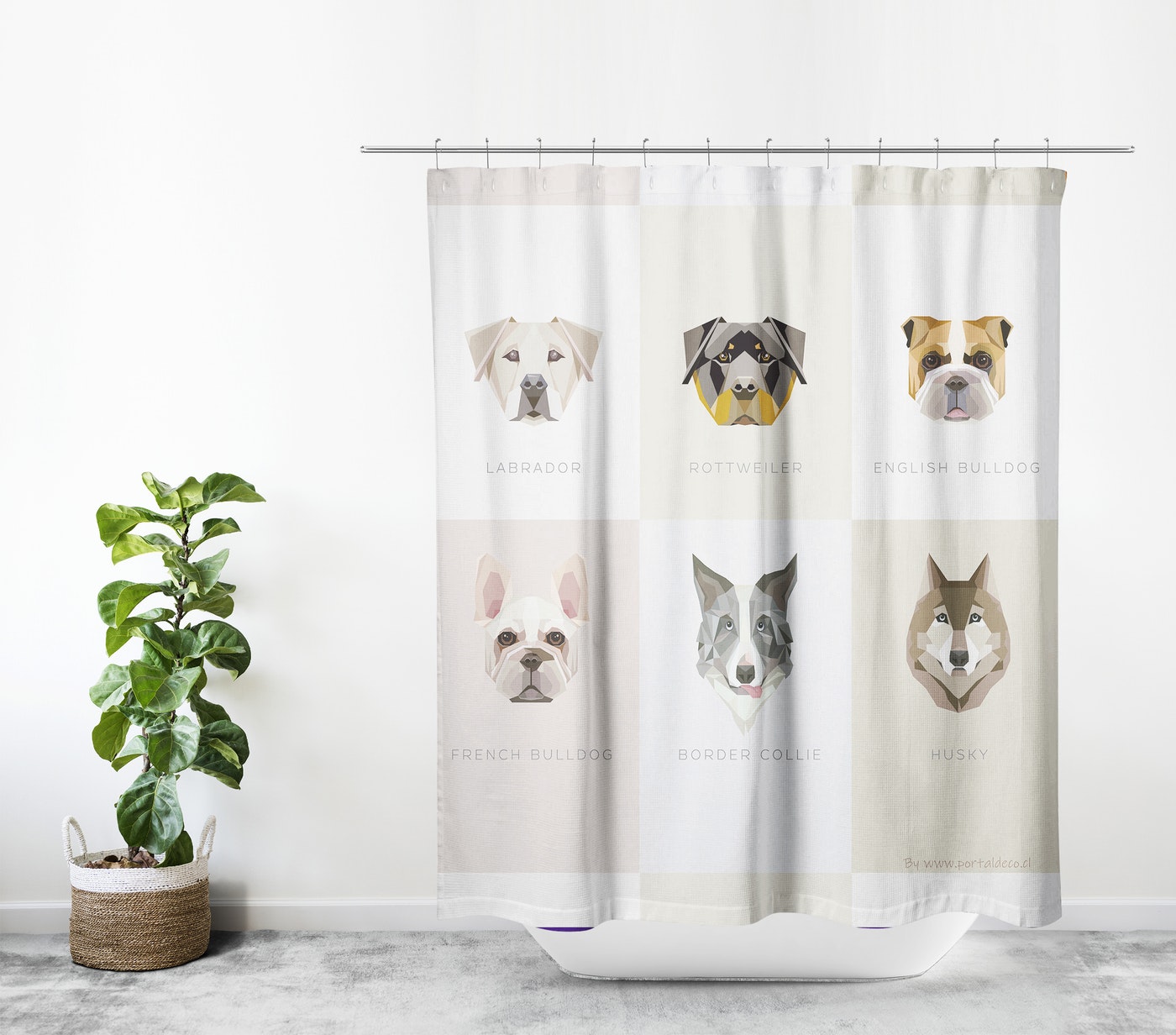 Cortina de Baño Doglovers