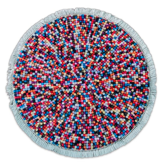 Alfombra Velvet Antideslizante / Mosaic 160x160
