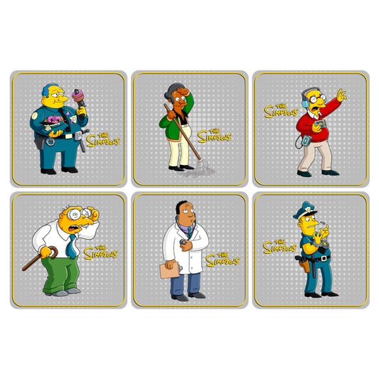 Set 6 Posavasos / Los Simpsons Coleccion n°4