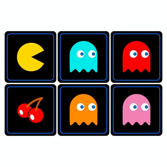 Set 6 Posavasos / Pacman